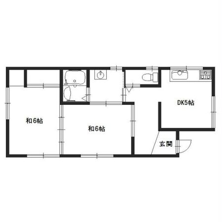 飾磨区阿成戸建の物件間取画像